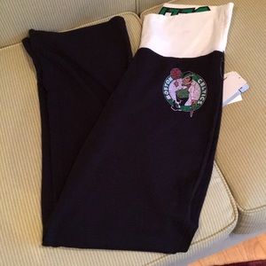 Boston Celtics FOLD OVER YOGA PANTS